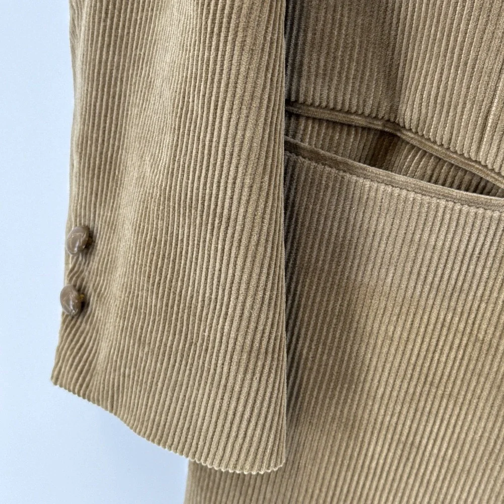 New England Collection Tan Corduroy Jacket 46R‎